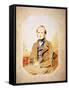 Charles Darwin, English Naturalist-George Richmond-Framed Stretched Canvas