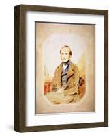 Charles Darwin, English Naturalist-George Richmond-Framed Giclee Print