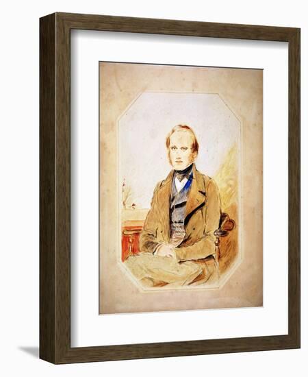 Charles Darwin, English Naturalist-George Richmond-Framed Giclee Print