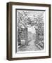 Charles Darwin in the Sand Walk at Down House, C1870-null-Framed Giclee Print