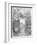 Charles Darwin in the Sand Walk at Down House, C1870-null-Framed Giclee Print