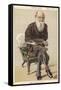 Charles Darwin Naturalist-Spy (Leslie M. Ward)-Framed Stretched Canvas