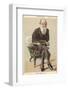 Charles Darwin Naturalist-Spy (Leslie M. Ward)-Framed Photographic Print