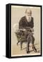 Charles Darwin Naturalist-Spy (Leslie M. Ward)-Framed Stretched Canvas