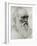 Charles Darwin - portrait-Alphonse Legros-Framed Giclee Print