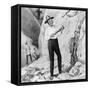 Charles Darwin Posing on South American Excursion-null-Framed Stretched Canvas