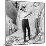 Charles Darwin Posing on South American Excursion-null-Mounted Giclee Print