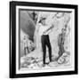 Charles Darwin Posing on South American Excursion-null-Framed Giclee Print