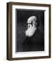 Charles Darwin, Print After the Painting by W.W. Ouless, from The History of the Nation-Walter William Ouless-Framed Giclee Print