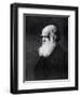Charles Darwin, Print After the Painting by W.W. Ouless, from The History of the Nation-Walter William Ouless-Framed Giclee Print