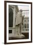 Charles Darwin Statue at Sefton Park Palm House-Michael Nicholson-Framed Premium Photographic Print