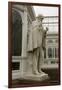 Charles Darwin Statue at Sefton Park Palm House-Michael Nicholson-Framed Photographic Print