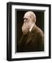 Charles Darwin-Julia Margaret Cameron-Framed Giclee Print