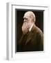 Charles Darwin-Julia Margaret Cameron-Framed Giclee Print