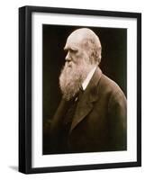 Charles Darwin-Julia Margaret Cameron-Framed Giclee Print