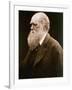 Charles Darwin-Julia Margaret Cameron-Framed Giclee Print