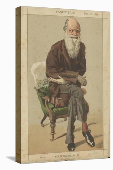 Charles Darwin-James Tissot-Stretched Canvas