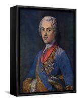 'Charles, Dauphin De France', 1910-Maurice-quentin De La Tour-Framed Stretched Canvas