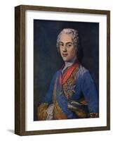 'Charles, Dauphin De France', 1910-Maurice-quentin De La Tour-Framed Giclee Print