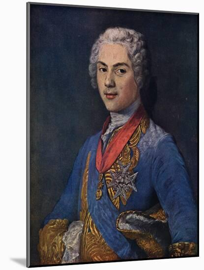 'Charles, Dauphin De France', 1910-Maurice-quentin De La Tour-Mounted Giclee Print