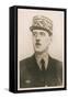 Charles de Gaulle French Soldier and Statesman-null-Framed Stretched Canvas