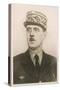 Charles de Gaulle French Soldier and Statesman-null-Stretched Canvas