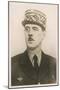 Charles de Gaulle French Soldier and Statesman-null-Mounted Art Print