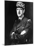 Charles De Gaulle in Exile in Britain During World War 2-null-Mounted Photo