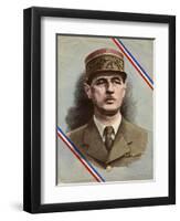 Charles de Gaulle-L. Serre-Framed Photographic Print