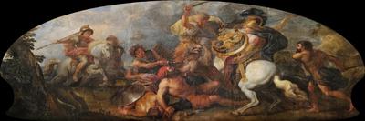 Alexander the Great Hunting Lions, Ca 1679-Charles de La Fosse-Giclee Print