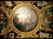 The Chariot of Apollo, Ceiling Painting from the Salon of Apollo-Charles de Lafosse-Giclee Print