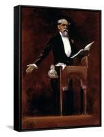 Charles Dickens (1812-70)-James Bacon-Framed Stretched Canvas