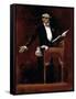 Charles Dickens (1812-70)-James Bacon-Framed Stretched Canvas