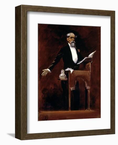 Charles Dickens (1812-70)-James Bacon-Framed Giclee Print