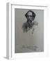 Charles Dickens, after a Photograph by John Watkins, Late 1850S-J. Brown-Framed Giclee Print