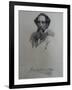 Charles Dickens, after a Photograph by John Watkins, Late 1850S-J. Brown-Framed Giclee Print