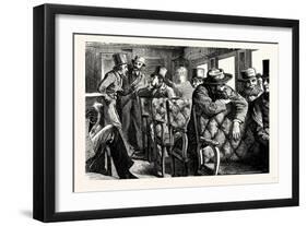 Charles Dickens American Notes 1842 Railway Dialogue-null-Framed Giclee Print