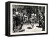 Charles Dickens American Notes 1842 When Suddenly' the Lively Hero Dashes in to the Rescue-null-Framed Stretched Canvas