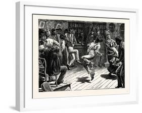 Charles Dickens American Notes 1842 When Suddenly' the Lively Hero Dashes in to the Rescue-null-Framed Giclee Print