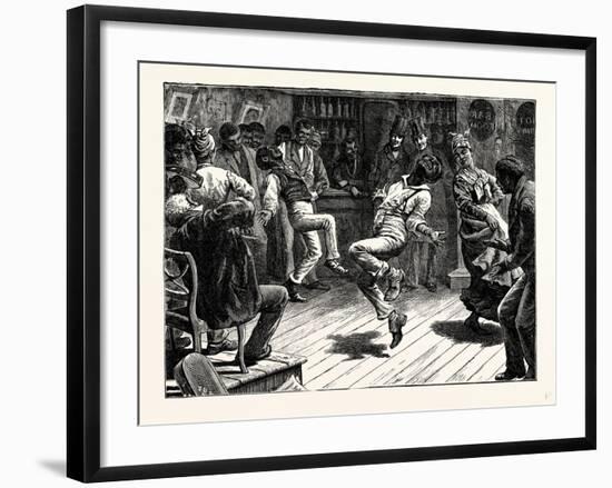 Charles Dickens American Notes 1842 When Suddenly' the Lively Hero Dashes in to the Rescue-null-Framed Giclee Print