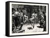 Charles Dickens American Notes 1842 When Suddenly' the Lively Hero Dashes in to the Rescue-null-Framed Stretched Canvas