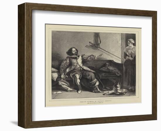 Charles Dickens as Captain Bobadill-Charles Robert Leslie-Framed Giclee Print