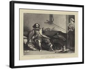 Charles Dickens as Captain Bobadill-Charles Robert Leslie-Framed Giclee Print