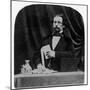 Charles Dickens (B/W Photo)-English Photographer-Mounted Giclee Print