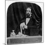 Charles Dickens (B/W Photo)-English Photographer-Mounted Giclee Print