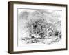 Charles Dickens ' 'Barnaby Rudge'-George Cattermole-Framed Giclee Print