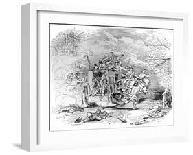 Charles Dickens ' 'Barnaby Rudge'-George Cattermole-Framed Giclee Print