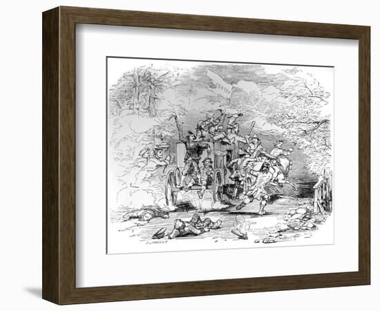 Charles Dickens ' 'Barnaby Rudge'-George Cattermole-Framed Giclee Print