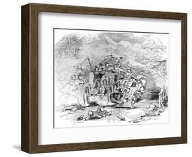 Charles Dickens ' 'Barnaby Rudge'-George Cattermole-Framed Giclee Print