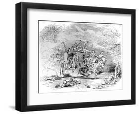 Charles Dickens ' 'Barnaby Rudge'-George Cattermole-Framed Giclee Print